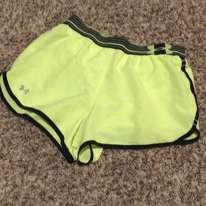 Under Armour neon shorts
